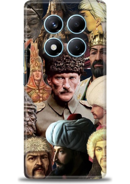 Xiaomi Redmi Note 14 Pro 4g Hd Baskılı Kılıf + Seramik Tam Kaplayan Ekran Koruyucu 466