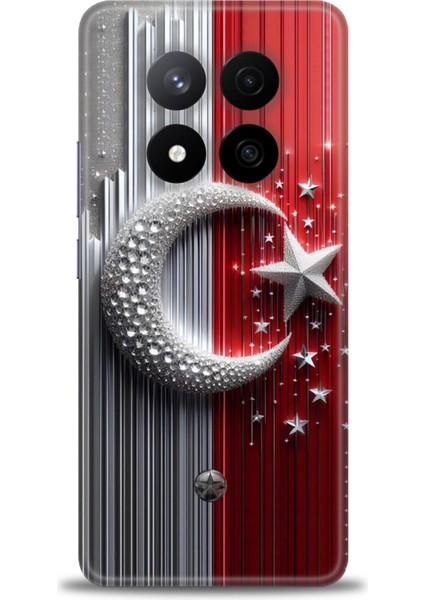 Xiaomi Redmi Note 14 Pro Plus Hd Baskılı Kılıf + Seramik Tam Kaplayan Ekran Koruyucu 40