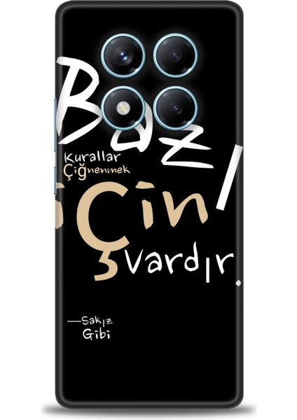 Xiaomi Redmi Note 14 Pro 4g Hd Baskılı Kılıf + Seramik Tam Kaplayan Ekran Koruyucu 394