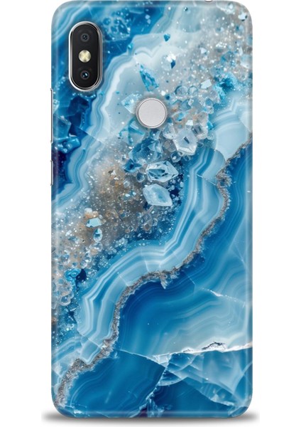 Xiaomi Redmi Note 6 Pro Hd Baskılı Kılıf + Seramik Tam Kaplayan Ekran Koruyucu 317