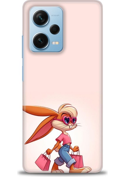 Xiaomi Redmi Note 12 Pro Plus Hd Baskılı Kılıf + Seramik Tam Kaplayan Ekran Koruyucu 404
