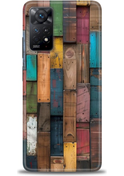 Xiaomi Redmi Note 11 Pro 4g Hd Baskılı Kılıf + Seramik Tam Kaplayan Ekran Koruyucu 330