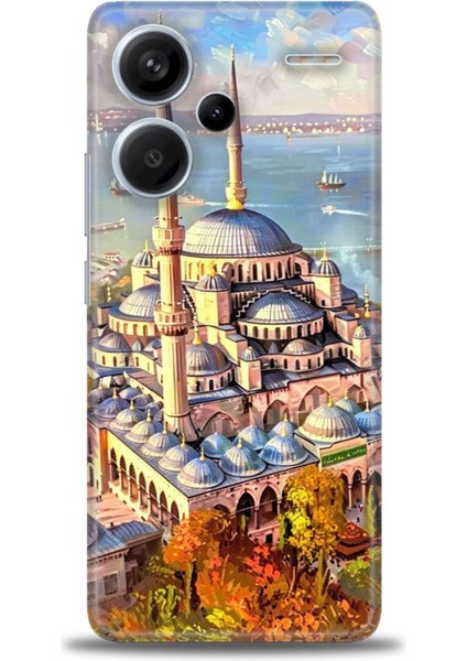 Xiaomi Redmi Note 13 Pro Plus Hd Baskılı Kılıf + Seramik Tam Kaplayan Ekran Koruyucu 226