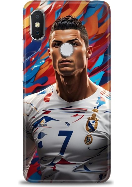 Xiaomi Redmi Note 6 Pro Hd Baskılı Kılıf + Seramik Tam Kaplayan Ekran Koruyucu 6