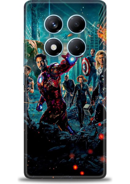Xiaomi Redmi Note 14 Pro 4g Hd Baskılı Kılıf + Seramik Tam Kaplayan Ekran Koruyucu 100