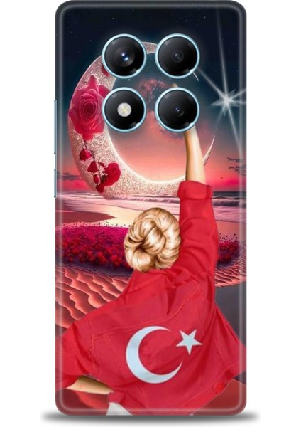 Xiaomi Redmi Note 14 Pro 5g Hd Baskılı Kılıf + Seramik Tam Kaplayan Ekran Koruyucu 249