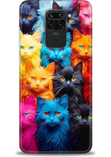 Xiaomi Redmi Note 9 Hd Baskılı Kılıf + Seramik Tam Kaplayan Ekran Koruyucu 70