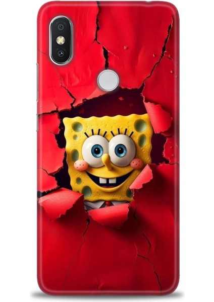 Xiaomi Redmi Note 6 Pro Hd Baskılı Kılıf + Seramik Tam Kaplayan Ekran Koruyucu 458