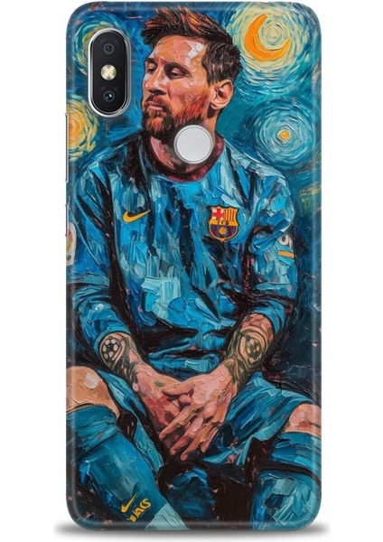 Xiaomi Redmi Note 6 Pro Hd Baskılı Kılıf + Seramik Tam Kaplayan Ekran Koruyucu 12