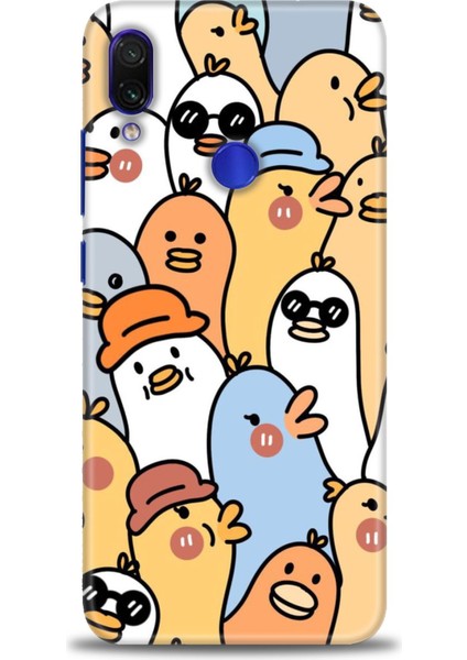 Xiaomi Redmi Note 7 Hd Baskılı Kılıf + Seramik Tam Kaplayan Ekran Koruyucu 497