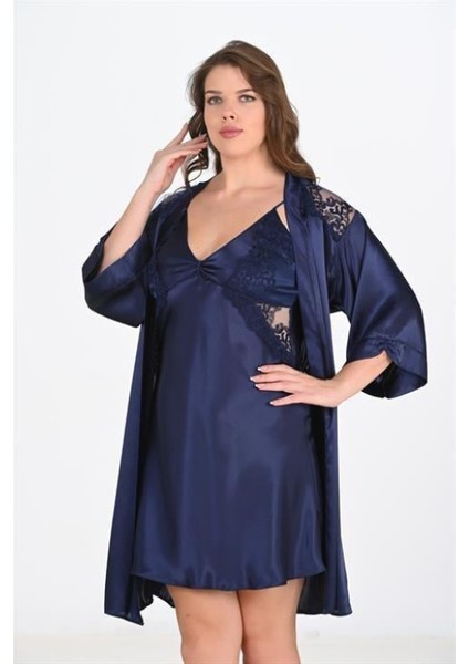 2'li Lacivert Sabahlık Takımı Bigsize 6208