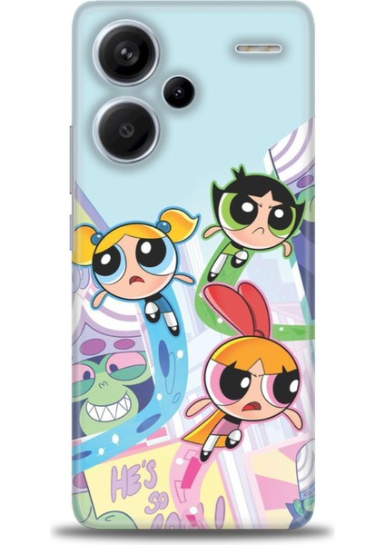 Xiaomi Redmi Note 13 Pro Plus Hd Baskılı Kılıf + Seramik Tam Kaplayan Ekran Koruyucu 124