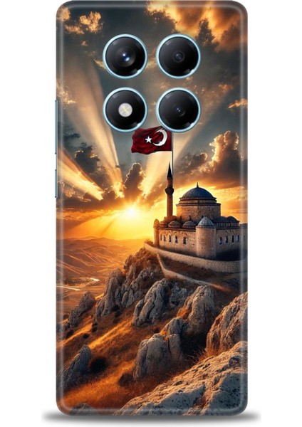 Xiaomi Redmi Note 14 Pro 4g Hd Baskılı Kılıf + Seramik Tam Kaplayan Ekran Koruyucu 229