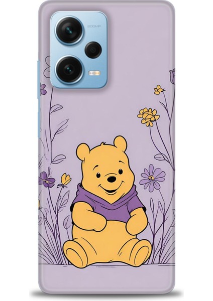 Xiaomi Redmi Note 12 Pro Plus Hd Baskılı Kılıf + Seramik Tam Kaplayan Ekran Koruyucu 55