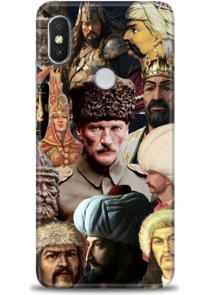 Xiaomi Redmi Note 6 Pro Hd Baskılı Kılıf + Seramik Tam Kaplayan Ekran Koruyucu 466