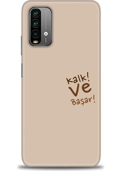 Xiaomi Redmi Note 9 4g Hd Baskılı Kılıf + Seramik Tam Kaplayan Ekran Koruyucu 168