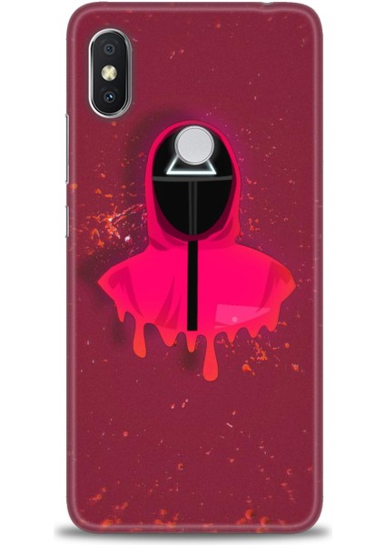 Xiaomi Redmi Note 6 Pro Hd Baskılı Kılıf + Seramik Tam Kaplayan Ekran Koruyucu 287