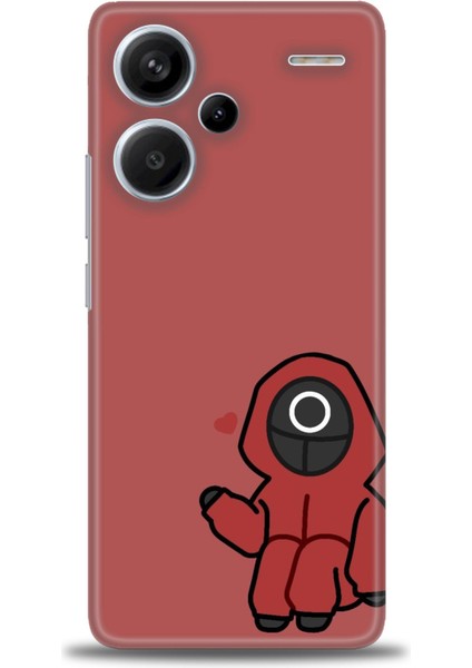 Xiaomi Redmi Note 13 Pro Plus Hd Baskılı Kılıf + Seramik Tam Kaplayan Ekran Koruyucu 288