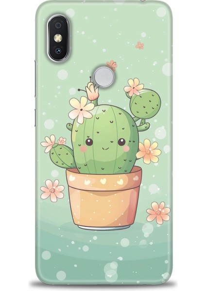 Xiaomi Redmi Note 6 Pro Hd Baskılı Kılıf + Seramik Tam Kaplayan Ekran Koruyucu 303