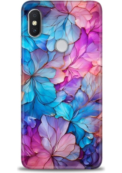 Xiaomi Redmi Note 6 Pro Hd Baskılı Kılıf + Seramik Tam Kaplayan Ekran Koruyucu 325