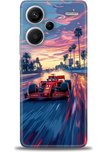 Xiaomi Redmi Note 13 Pro Plus Hd Baskılı Kılıf + Seramik Tam Kaplayan Ekran Koruyucu 102