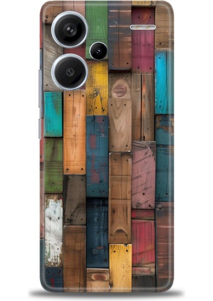 Xiaomi Redmi Note 13 Pro Plus Hd Baskılı Kılıf + Seramik Tam Kaplayan Ekran Koruyucu 330