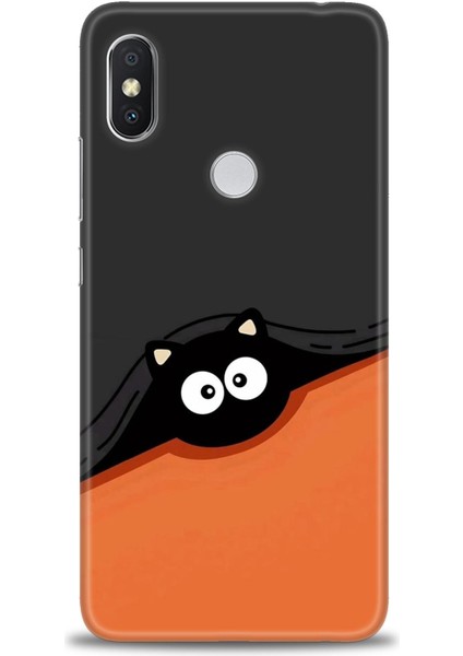 Xiaomi Redmi Note 6 Pro Hd Baskılı Kılıf + Seramik Tam Kaplayan Ekran Koruyucu 80