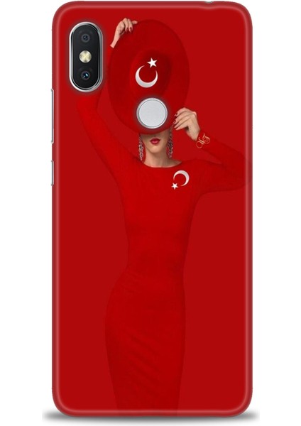 Xiaomi Redmi Note 6 Pro Hd Baskılı Kılıf + Seramik Tam Kaplayan Ekran Koruyucu 241