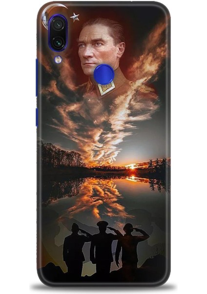 Xiaomi Redmi Note 7 Hd Baskılı Kılıf + Seramik Tam Kaplayan Ekran Koruyucu 26