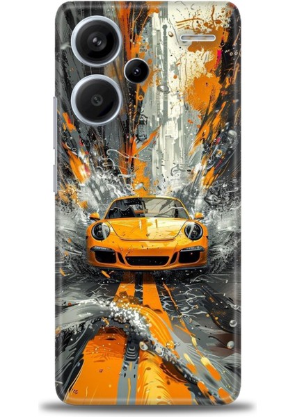 Xiaomi Redmi Note 13 Pro Plus Hd Baskılı Kılıf + Seramik Tam Kaplayan Ekran Koruyucu 101