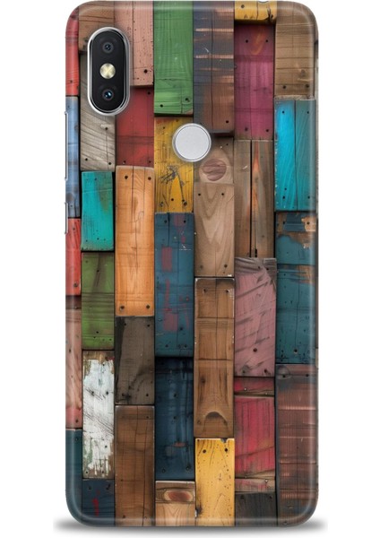 Xiaomi Redmi Note 6 Pro Hd Baskılı Kılıf + Seramik Tam Kaplayan Ekran Koruyucu 330