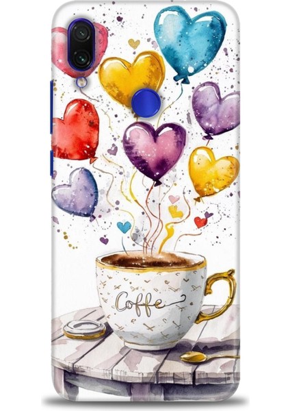 Xiaomi Redmi Note 7 Hd Baskılı Kılıf + Seramik Tam Kaplayan Ekran Koruyucu 411