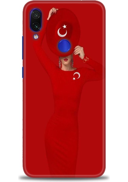 Xiaomi Redmi Note 7 Hd Baskılı Kılıf + Seramik Tam Kaplayan Ekran Koruyucu 241