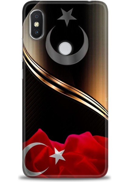 Xiaomi Redmi Note 6 Pro Hd Baskılı Kılıf + Seramik Tam Kaplayan Ekran Koruyucu 33