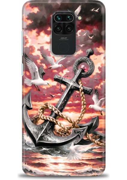 Xiaomi Redmi Note 9 Hd Baskılı Kılıf + Seramik Tam Kaplayan Ekran Koruyucu 231