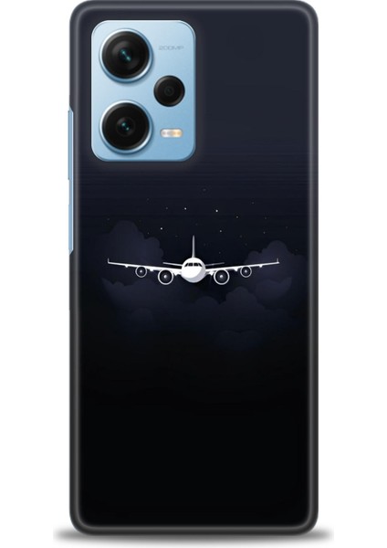 Xiaomi Redmi Note 12 Pro Plus Hd Baskılı Kılıf + Seramik Tam Kaplayan Ekran Koruyucu 381