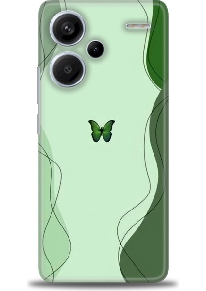 Xiaomi Redmi Note 13 Pro Plus Hd Baskılı Kılıf + Seramik Tam Kaplayan Ekran Koruyucu 187