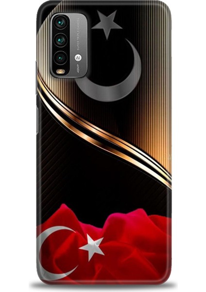 Xiaomi Redmi Note 9 4g Hd Baskılı Kılıf + Seramik Tam Kaplayan Ekran Koruyucu 33