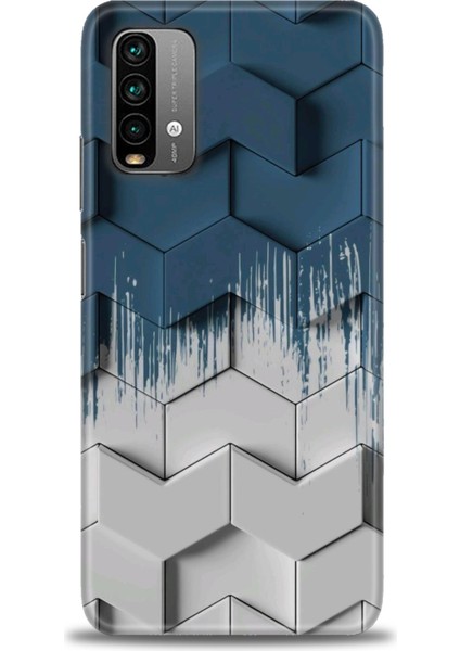 Xiaomi Redmi Note 9 4g Hd Baskılı Kılıf + Seramik Tam Kaplayan Ekran Koruyucu 321