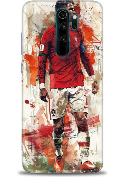 Xiaomi Redmi Note 8 Pro Hd Baskılı Kılıf + Seramik Tam Kaplayan Ekran Koruyucu 2