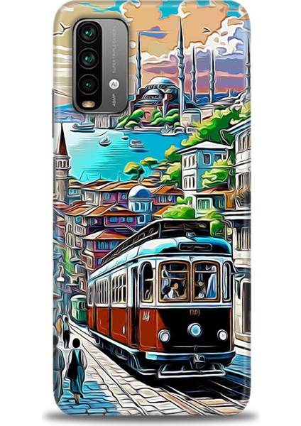 Xiaomi Redmi Note 9 4g Hd Baskılı Kılıf + Seramik Tam Kaplayan Ekran Koruyucu 225