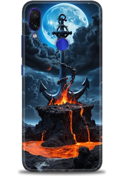 Xiaomi Redmi Note 7 Hd Baskılı Kılıf + Seramik Tam Kaplayan Ekran Koruyucu 240