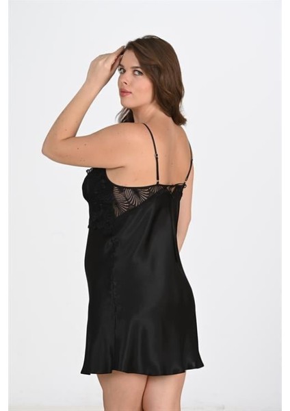 2'li Siyah Sabahlık Takımı Bigsize 6213