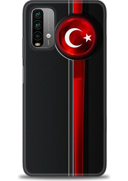 Xiaomi Redmi Note 9 4g Hd Baskılı Kılıf + Seramik Tam Kaplayan Ekran Koruyucu 32