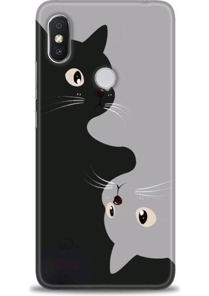 Xiaomi Redmi Note 6 Pro Hd Baskılı Kılıf + Seramik Tam Kaplayan Ekran Koruyucu 67