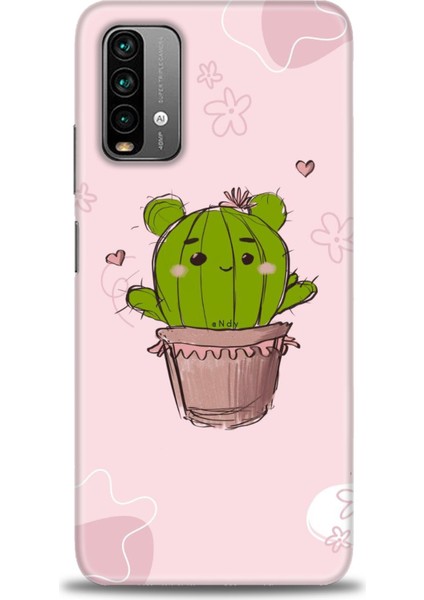 Xiaomi Redmi Note 9 4g Hd Baskılı Kılıf + Seramik Tam Kaplayan Ekran Koruyucu 304