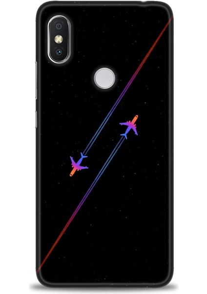 Xiaomi Redmi Note 6 Pro Hd Baskılı Kılıf + Seramik Tam Kaplayan Ekran Koruyucu 390