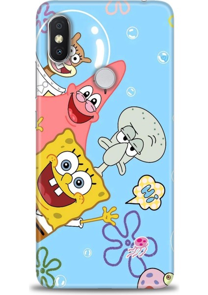 Xiaomi Redmi Note 6 Pro Hd Baskılı Kılıf + Seramik Tam Kaplayan Ekran Koruyucu 452