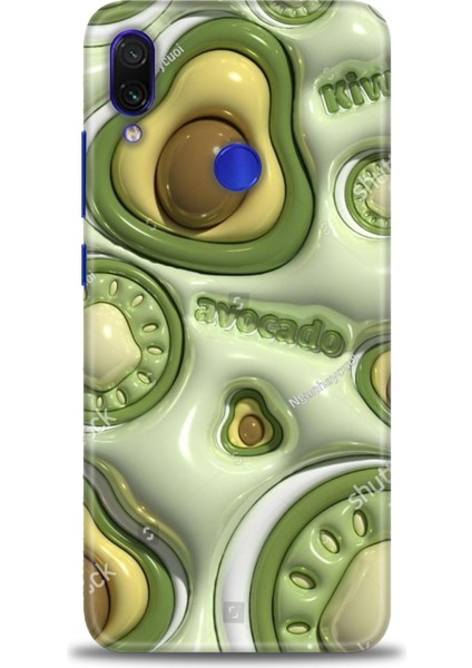 Xiaomi Redmi Note 7 Hd Baskılı Kılıf + Seramik Tam Kaplayan Ekran Koruyucu 114