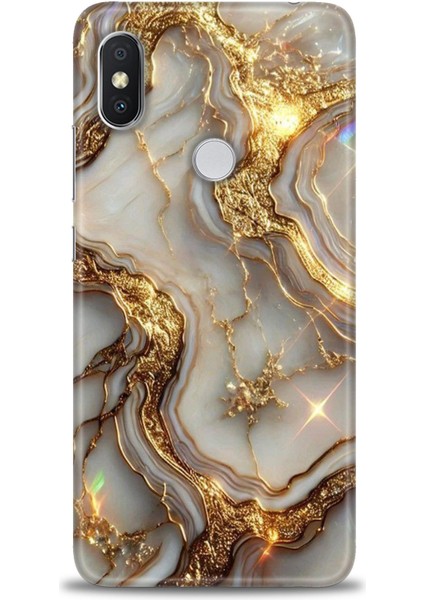Xiaomi Redmi Note 6 Pro Hd Baskılı Kılıf + Seramik Tam Kaplayan Ekran Koruyucu 313